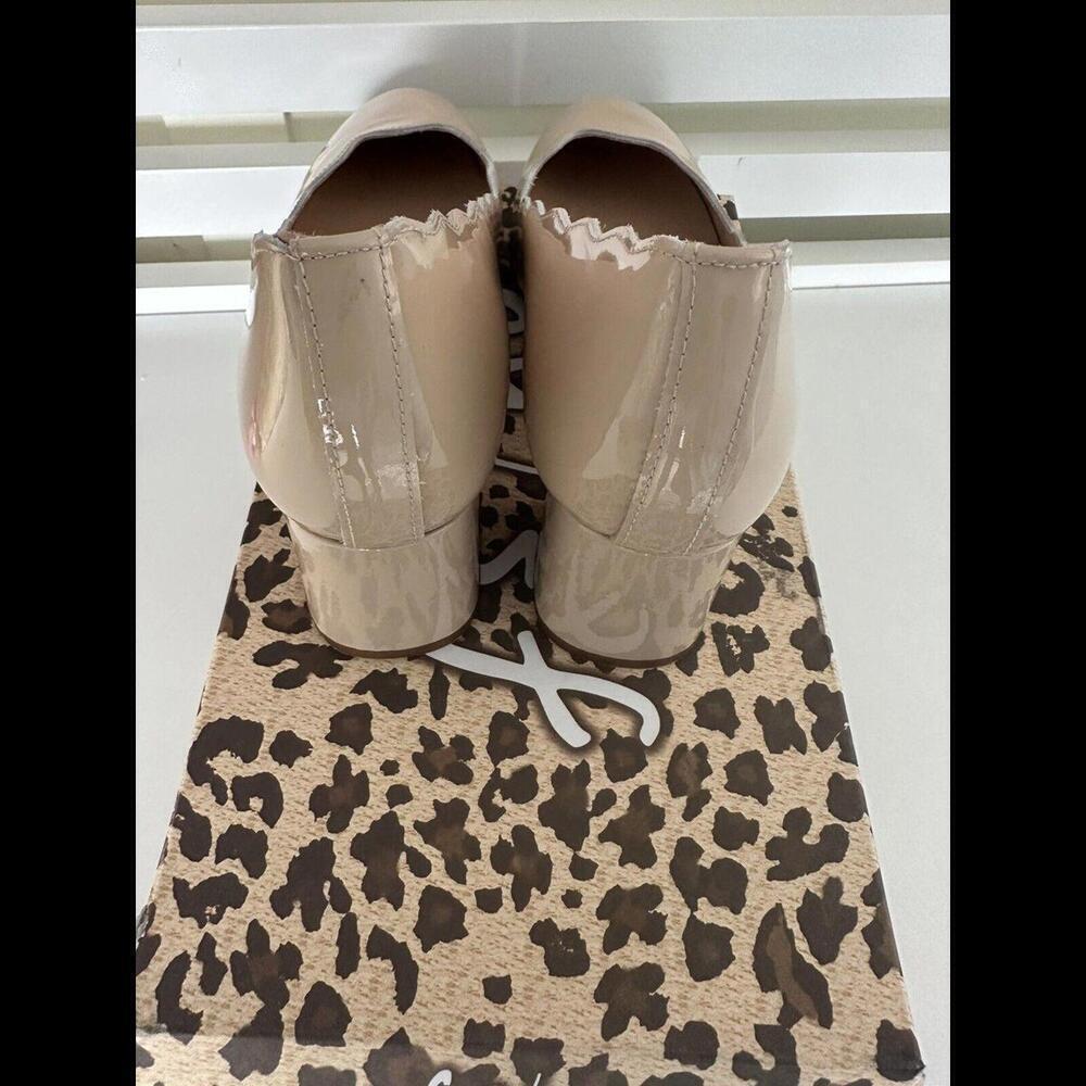 Tuckernuck French Sole fs ny Wave Beige Patent Heels Shoes $215 - Picture 5 of 7